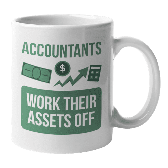 Accounting Pun Shot Glasses Gifts for Accountants Work Their Assets off
